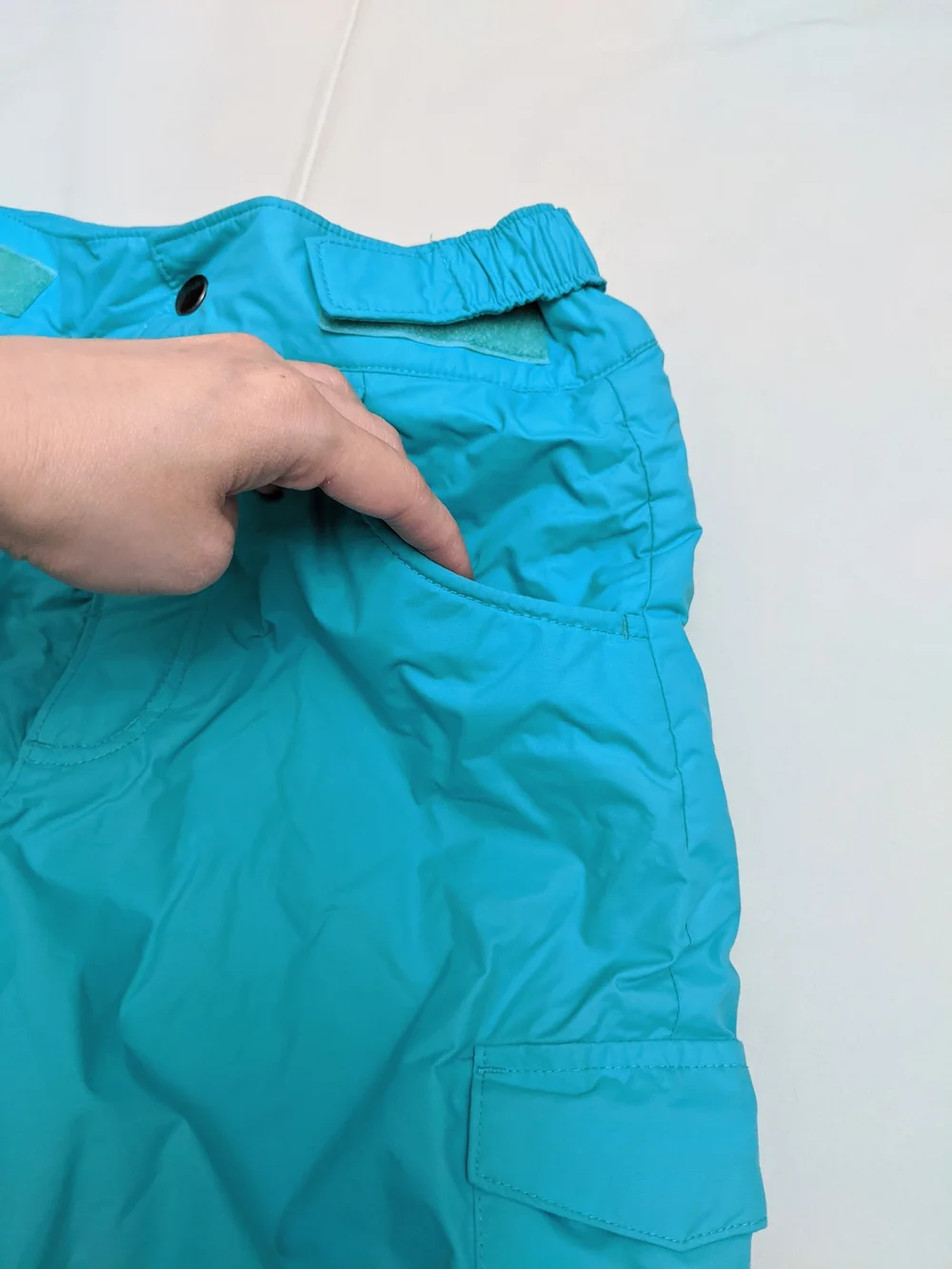 Columbia Girls Turquoise Insulated Snow Pants Size M 10-12